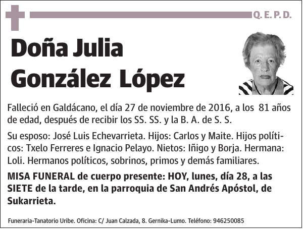 Julia González López