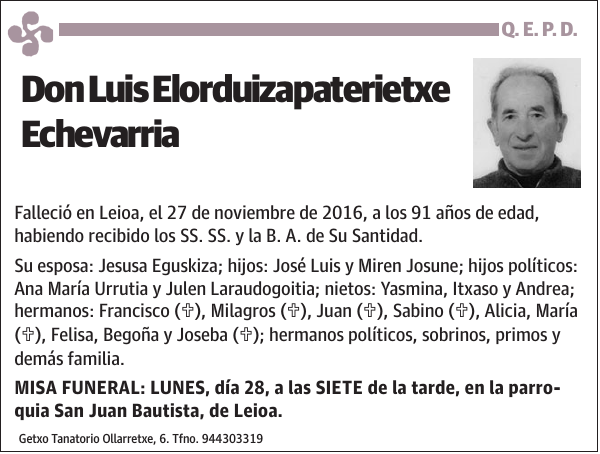 Luis Elorduizapaterietxe Echevarria