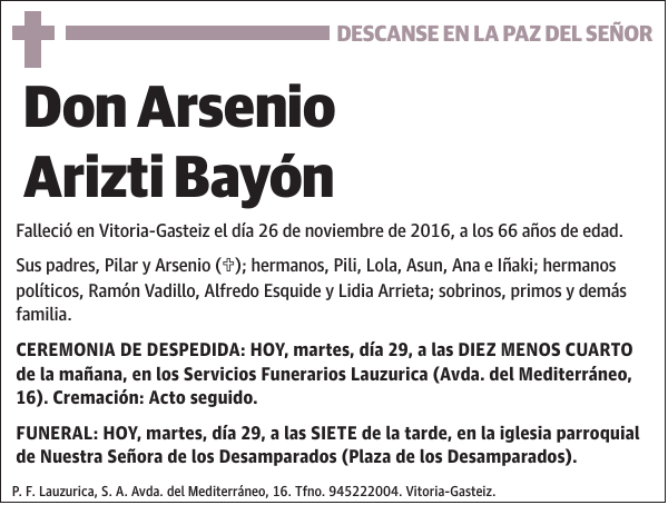 Arsenio Arizti Bayón