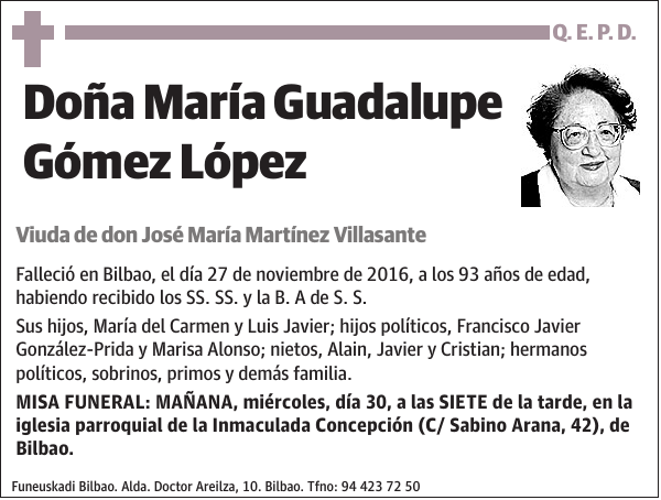 María Guadalupe Gómez López