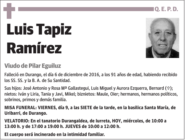 Luis Tapiz Ramírez