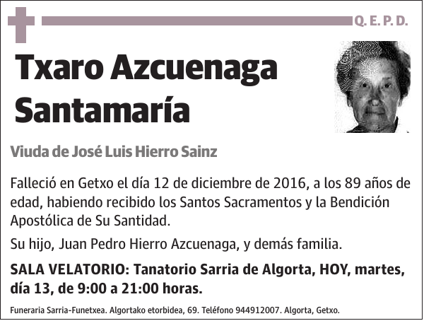 Txaro Azcuenaga Santamaría