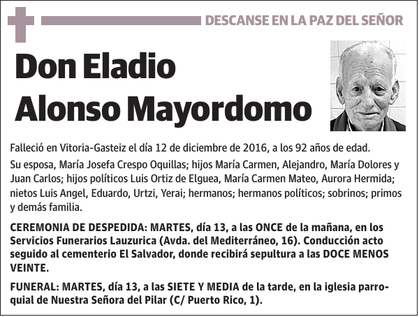 Eladio Alonso Mayordomo