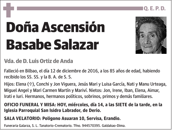 Ascensión Basabe Salazar