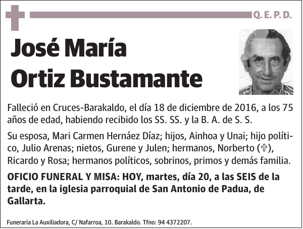 José María Ortiz Bustamante