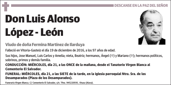 Luis Alonso López - León