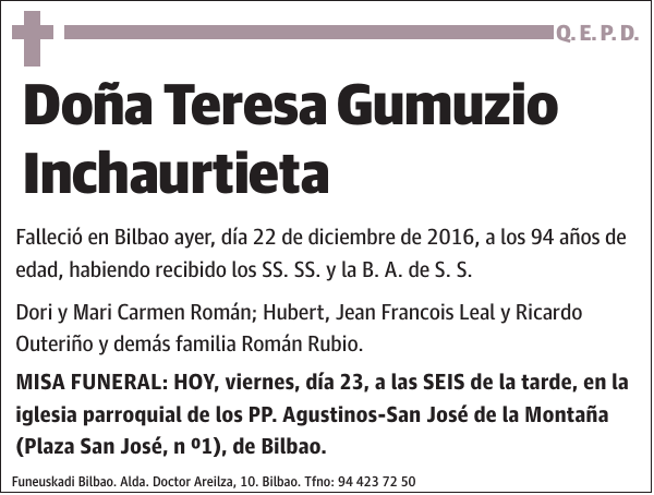 Teresa Gumuzio Inchaurtieta