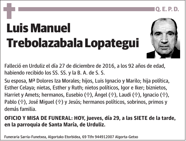 Luis Manuel Trebolazabala Lopategui