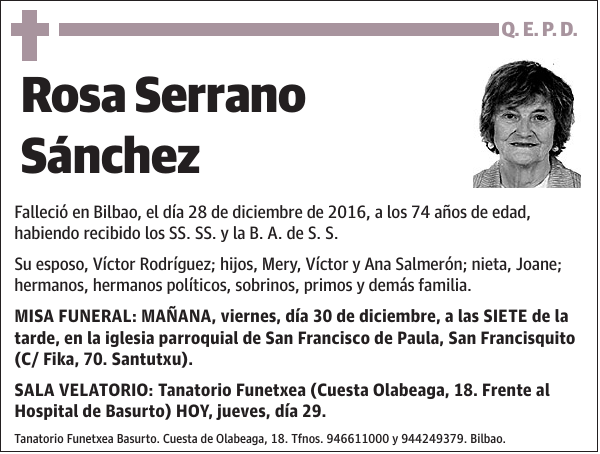 Rosa Serrano Sánchez