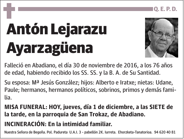 Antón Lejarazu Ayarzagüena