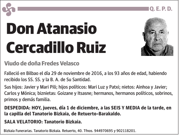 Atanasio Cercadillo Ruiz