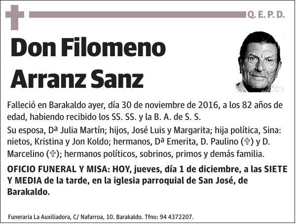 Filomeno Arranz Sanz