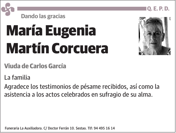 María Eugenia Martín Corcuera