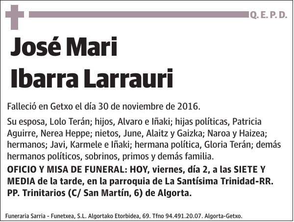 José Mari Ibarra Larrauri