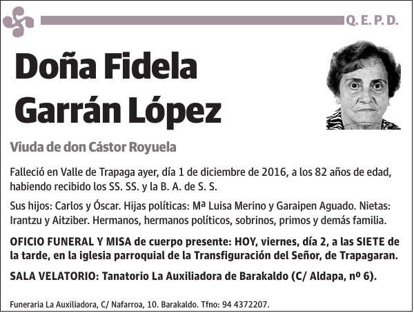 Fidela Garrán López