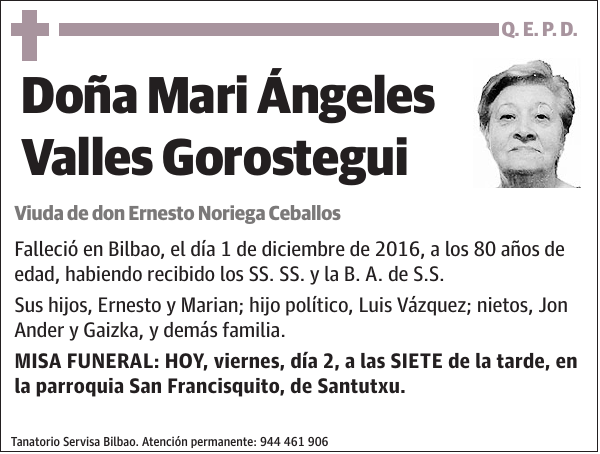 Mari Ángeles Valles Gorostegui