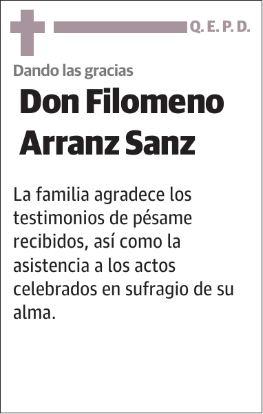 Filomeno Arranz Sanz