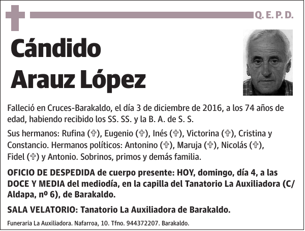 Cándido Arauz López