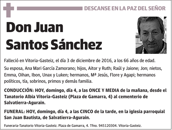 Juan Santos Sánchez