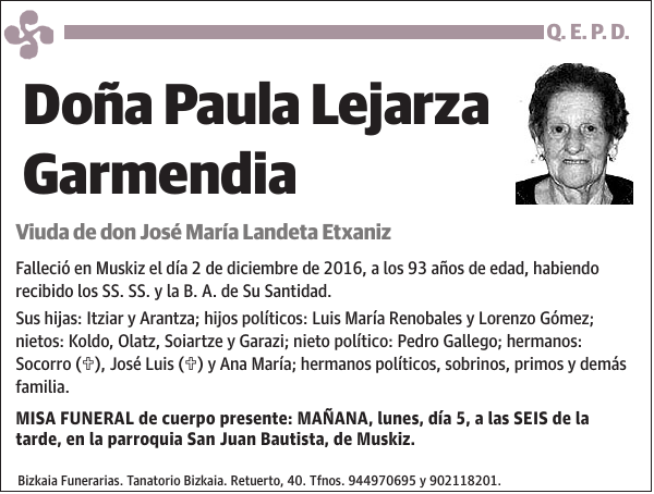 Paula Lejarza Garmendia