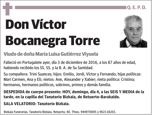 Víctor Bocanegra Torre