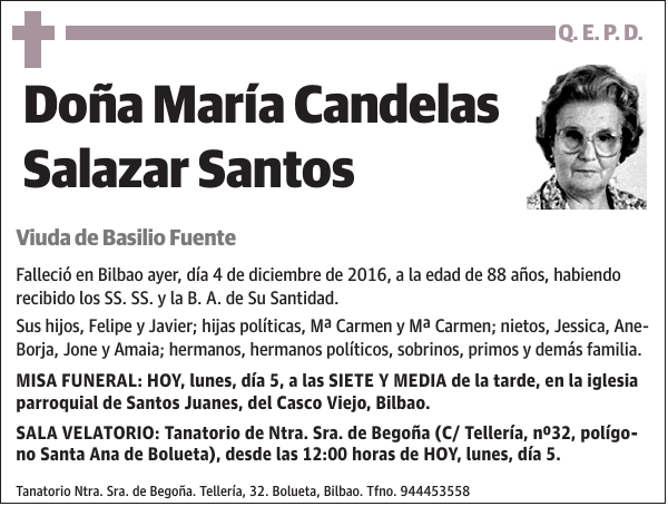 María Candelas Salazar Santos