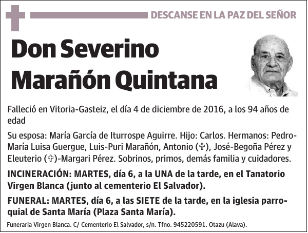 Severino Marañón Quintana