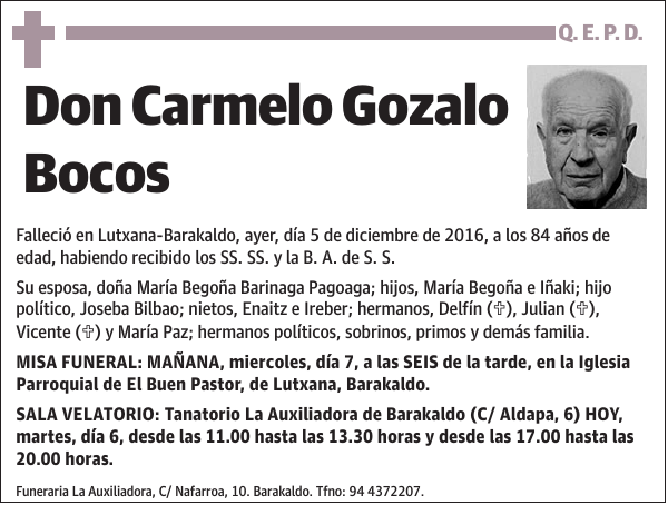 Carmelo Gozalo Bocos