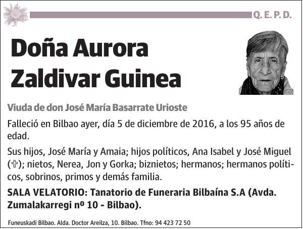 Aurora Zaldivar Guinea