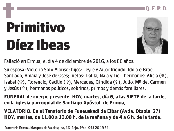 Primitivo Díez Ibeas