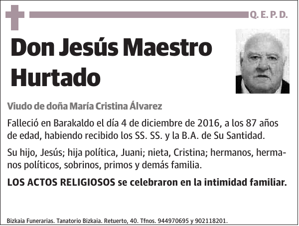 Jesús Maestro Hurtado