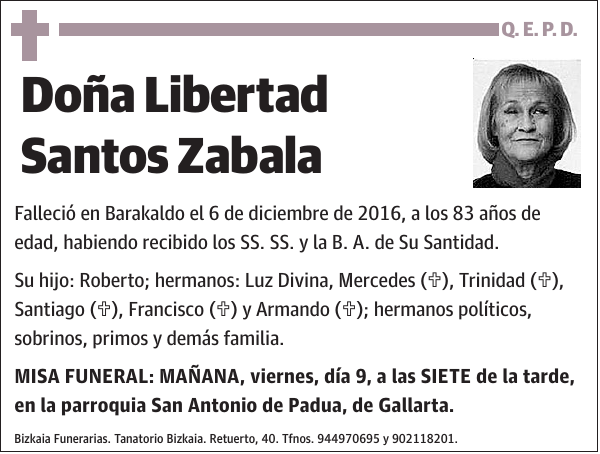 Libertad Santos Zabala