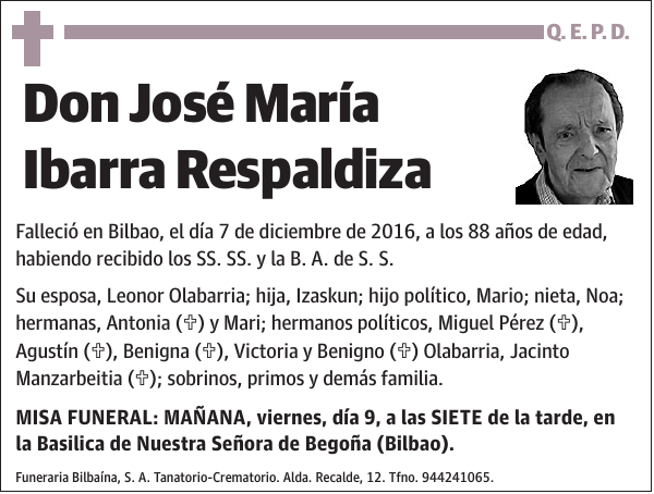 José María Ibarra Respaldiza