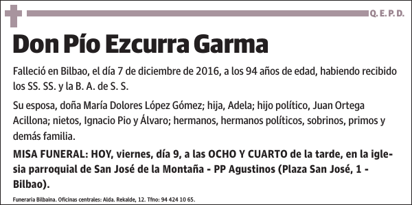 Pío Ezcurra Garma