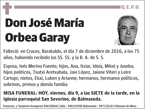 José María Orbea Garay