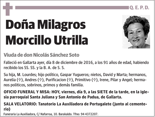 Milagros Morcillo Utrilla