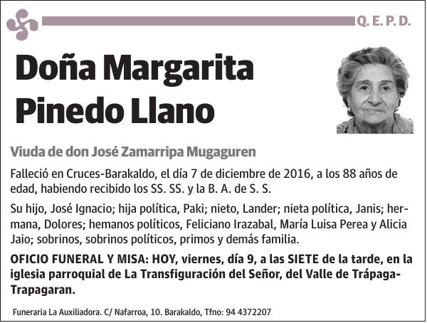 Margarita Pinedo Llano