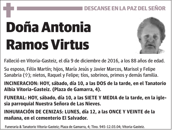 Antonia Ramos Virtus