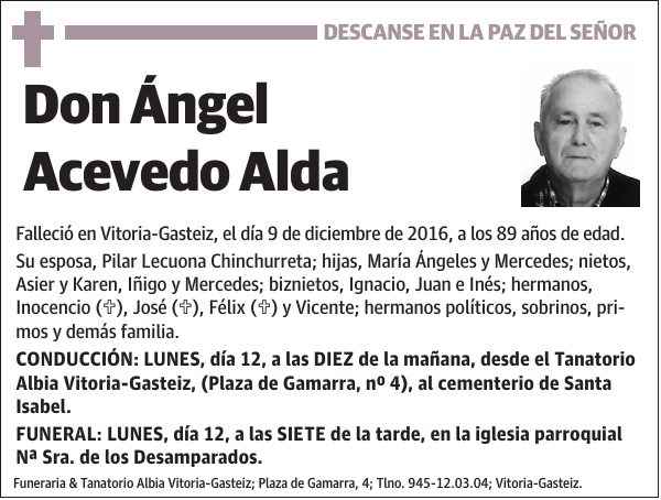 Ángel Acevedo Alda