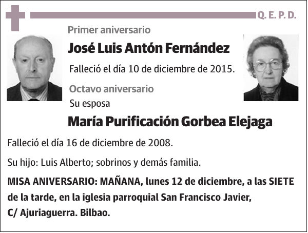 José Luis Antón y María Purificación Gorbea