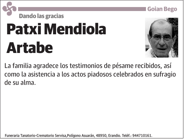 Patxi Mendiola Artabe