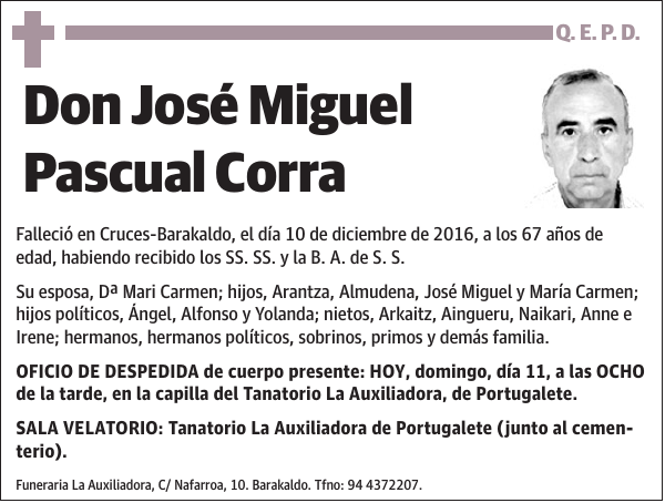 José Miguel Pascual Corra