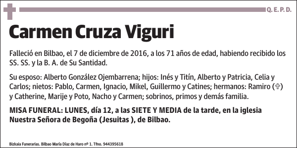 Carmen Cruza Viguri