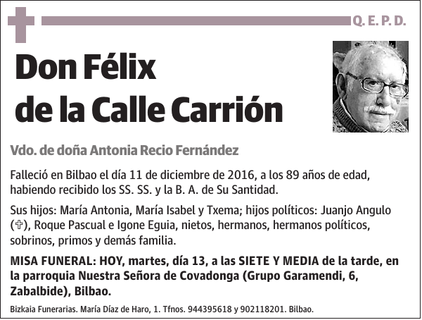 Félix de la Calle Carrión