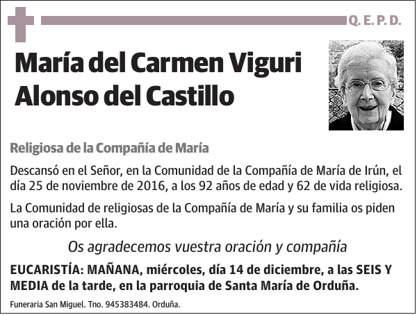 María del Carmen Viguri Alonso del Castillo