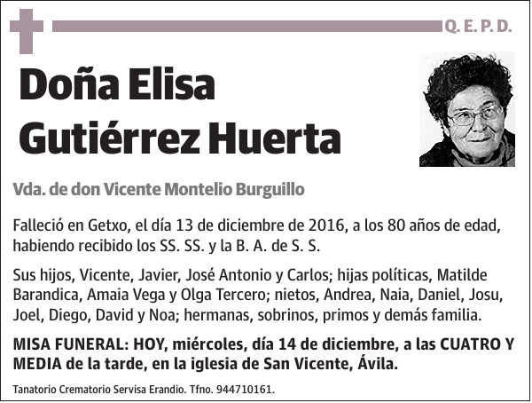 Elisa Gutiérrez Huerta