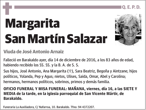 Margarita San Martín Salazar