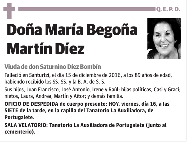 María Begoña Martín Díez