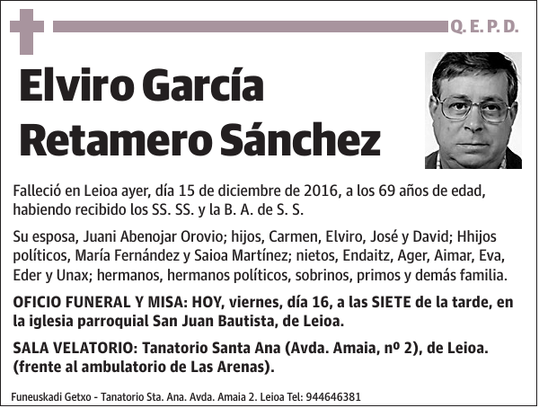 Elviro García Retamero Sánchez