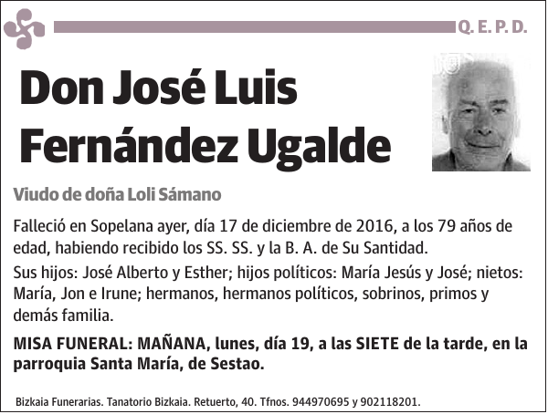 José Luis Fernández Ugalde